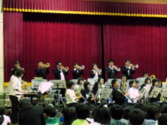 吉田西小学校芸術鑑賞会