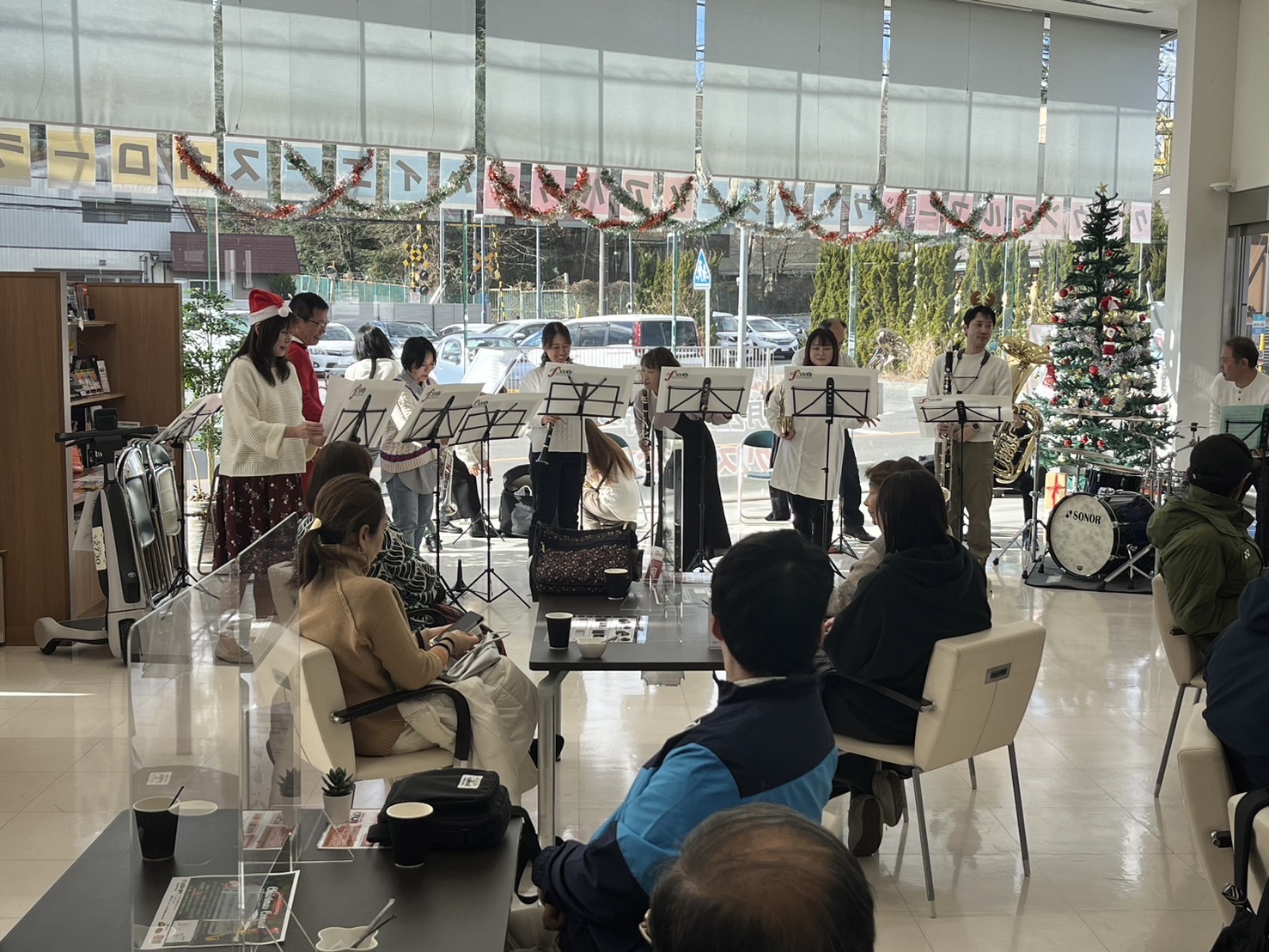 クリスマスミニコンサート in 山梨トヨタ富士吉田店